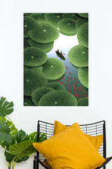 Shining Peaks Poster | The Green World Poster