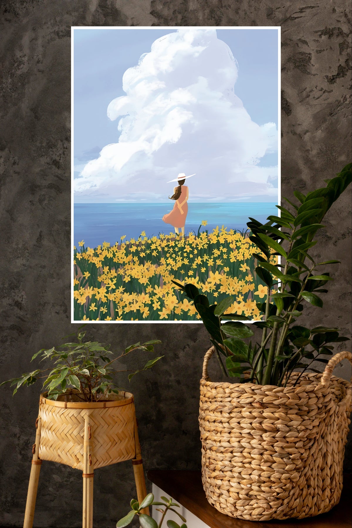 Sky & Sea Poster | The Green World Poster