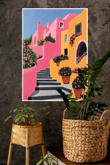 Stair way of Colors Poster | Art Posters