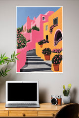 Stair way of Colors Poster | Art Posters