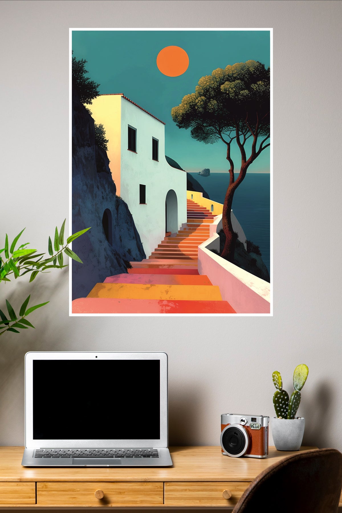 Stairway to the Sea Poster| Art Posters