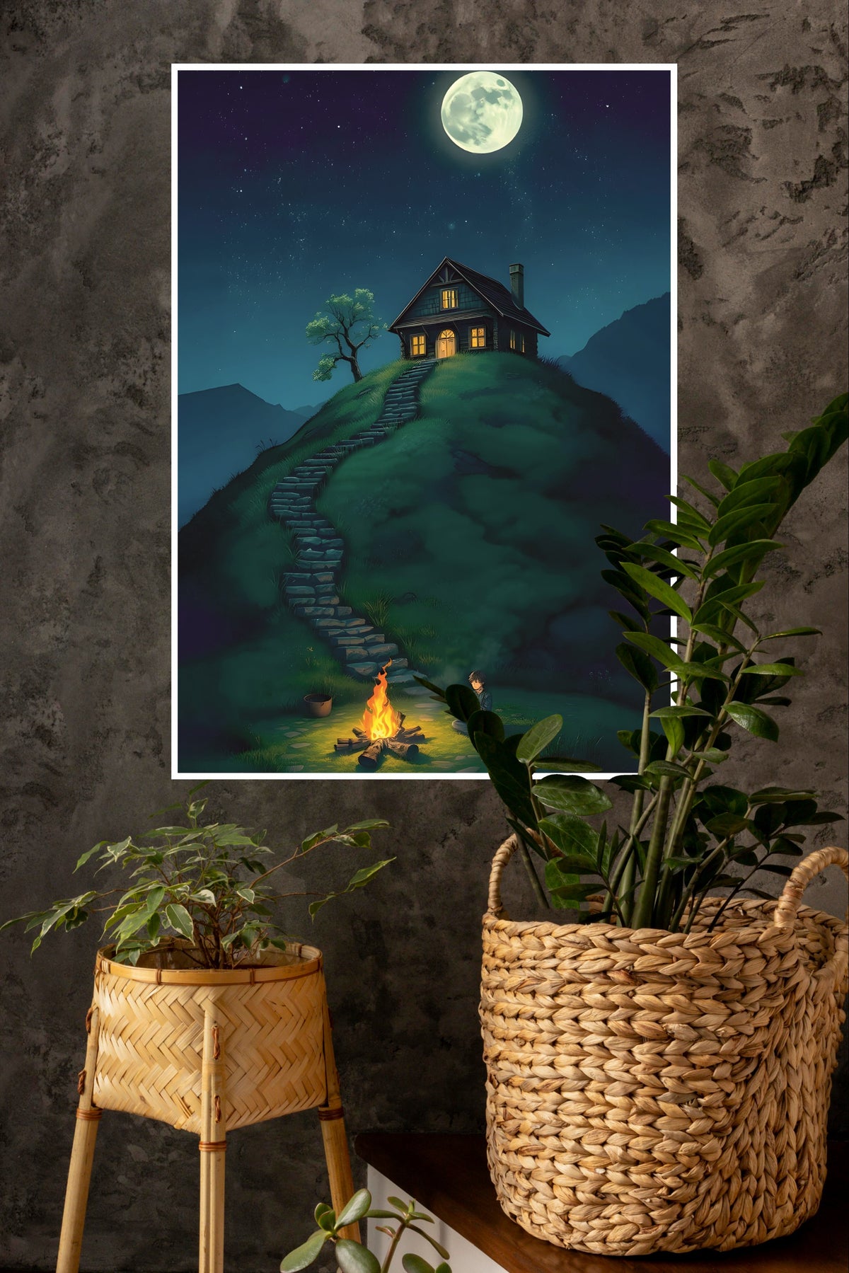 Starry Night Sky Poster | The Green World Poster