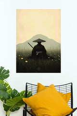 Stillness Before Storm Poster | Samurai Warrior Poster