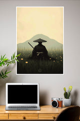 Stillness Before Storm Poster | Samurai Warrior Poster