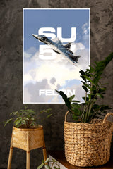 Sukhoi Su-57 Poster | UFC Champions Poster