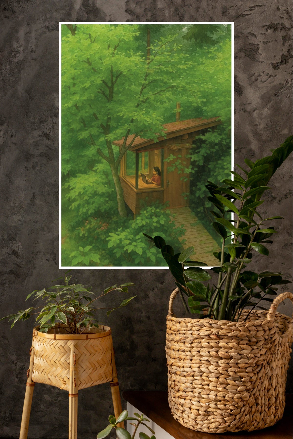 Sunset Serenity Poster | The Green World Poster