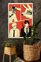 Tension in Red Poster | Anime Posters