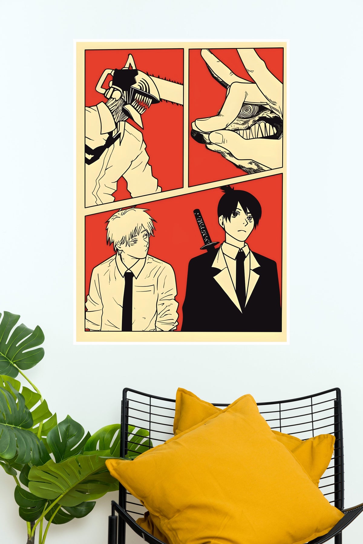 Tension in Red Poster | Anime Posters