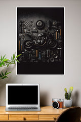 The Anatomy of Speed Poster | Bike Posters