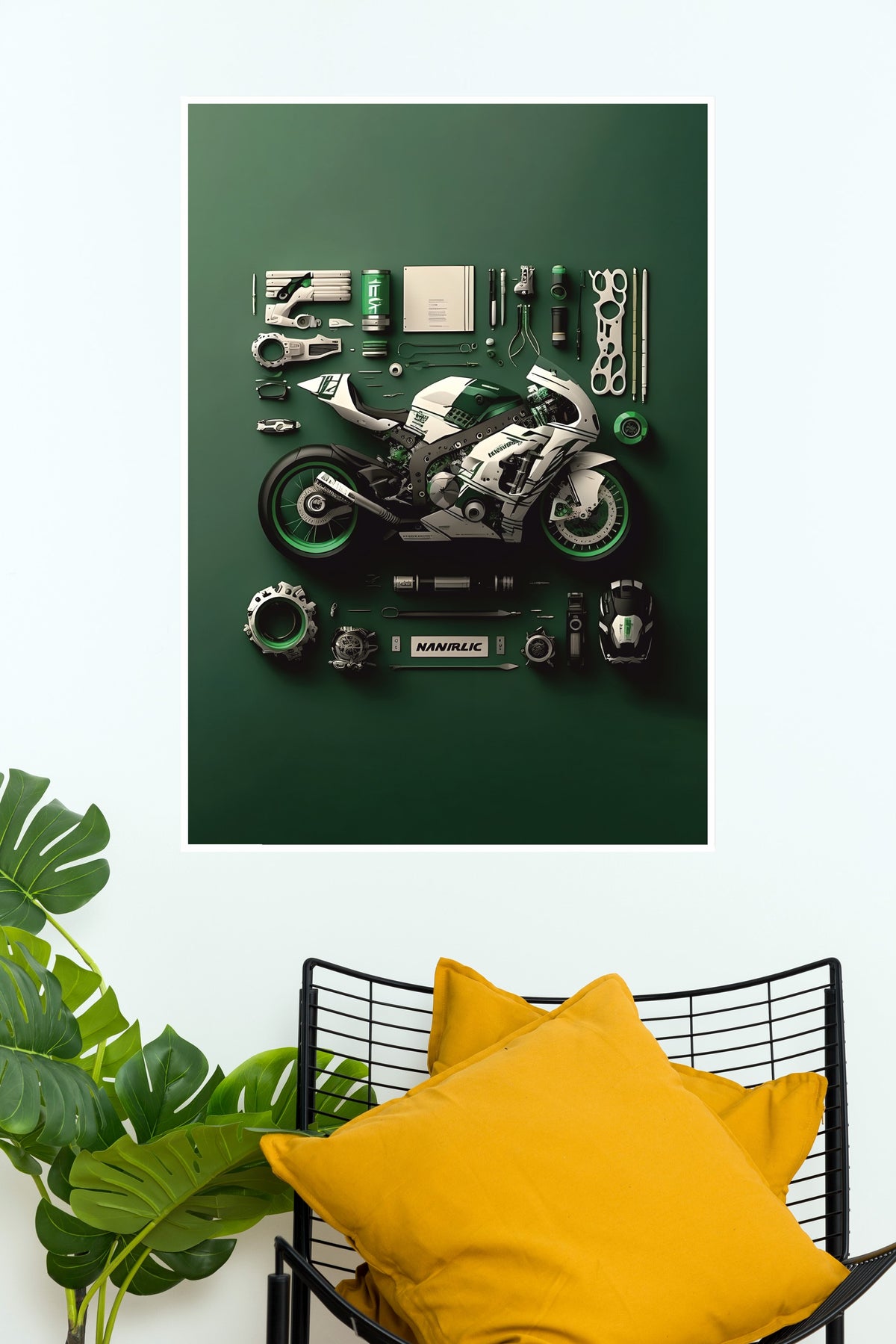 The Hear to fthe Machine Poster | Bike Posters