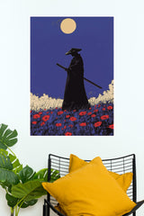 The Lone Katana Poster | Samurai Warrior Poster