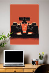 The Orange Bullet Poster | Formula 1 Posters