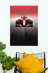 The Orange Racer Poster | Formula 1 Posters