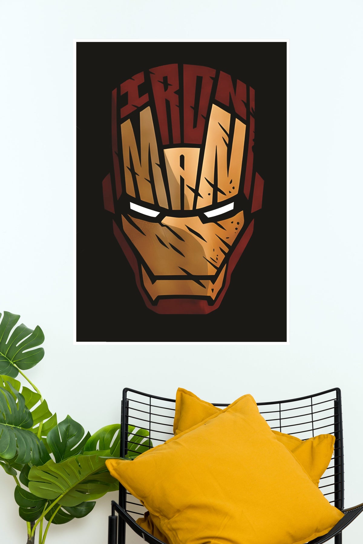 The Red&Gold Icon Poster | Marvel Posters