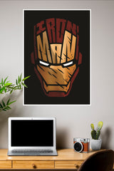 The Red&Gold Icon Poster | Marvel Posters