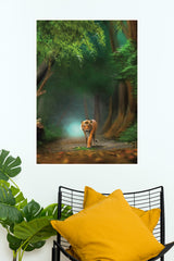 Tigerin The Jungle Poster | Animal Posters