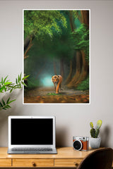 Tigerin The Jungle Poster | Animal Posters