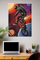 Tiny Planet, Giant Dream Poster | Astronaut Posters