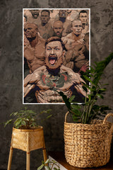 Top 10 greatest MMA fighters of all time Poster | UFC Champions Poster