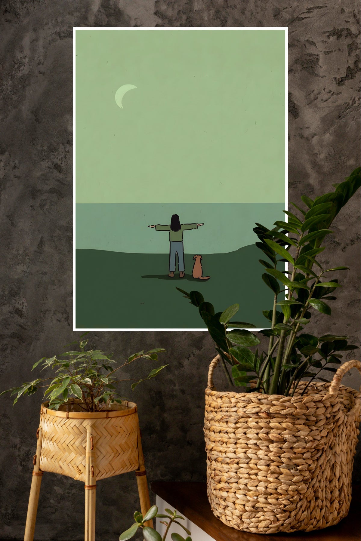 Tranquil Bloom Poster | The Green World Poster