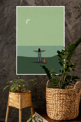 Tranquil Bloom Poster | The Green World Poster