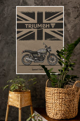 Triumph Bonneville Poster | Bike Posters