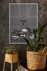 Triumph Bonneville T120 Poster | Bike Posters
