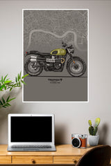 Triumph Scrambler 1200 Poster | Bike Posters