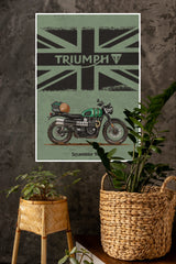 Triumph Street Twin Poster | Bike Posters