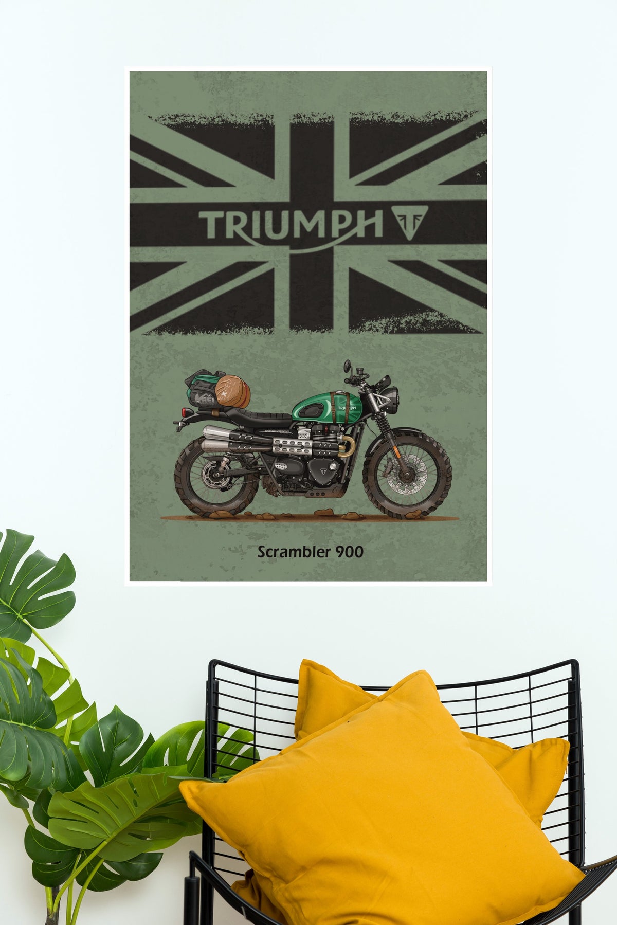 Triumph Street Twin Poster | Bike Posters
