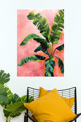 Tropical Banana Leaves Wall Poster| Art Posters