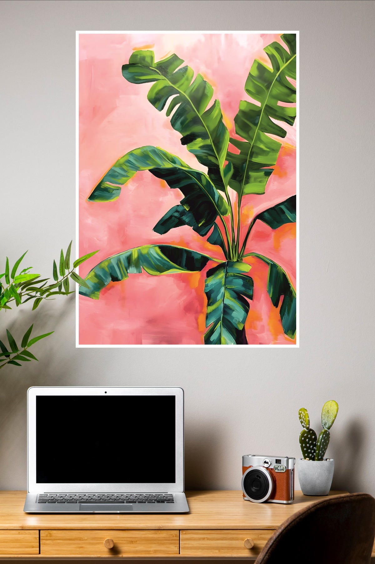 Tropical Banana Leaves Wall Poster| Art Posters