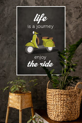 Vespa Poster | Gym and Motivational Quotes Posters