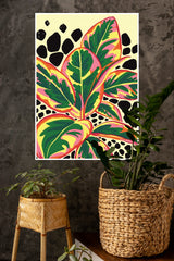 Vibrant Jungle Leaves Poster| Art Posters