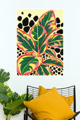 Vibrant Jungle Leaves Poster| Art Posters