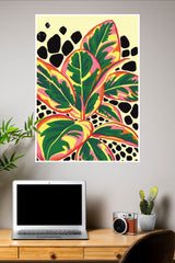 Vibrant Jungle Leaves Poster| Art Posters