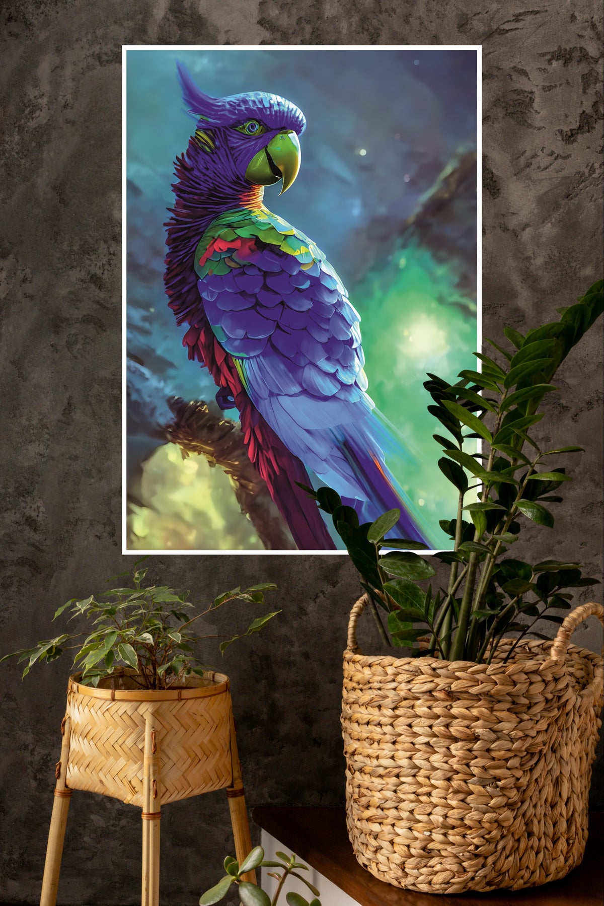Vibrant Macaw Parrot Poster | Animal Posters