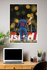 Warrior in Blue Poster | Cricketers Posters