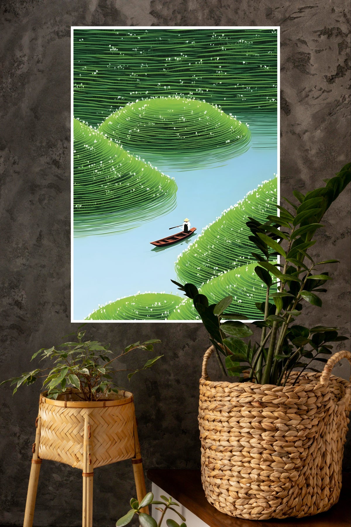 Whispering River Poster | The Green World Poster