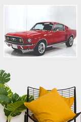 1965 Ford Mustang Poster | Cars Posters