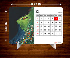Nature View Premium Table Desk Calendar