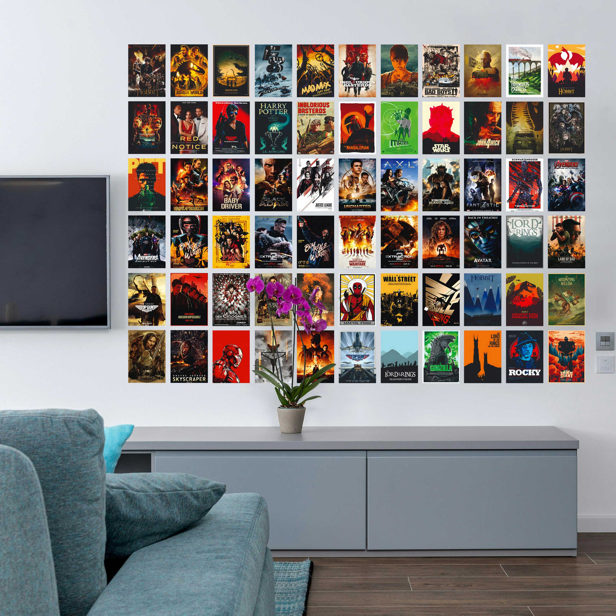 Films in One Collection | Super 60 Posters Set
