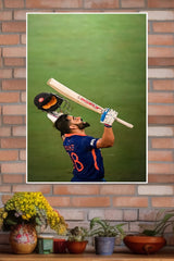 Number 7 MS Dhoni Poster | Cricketers Posters | Sports Poster