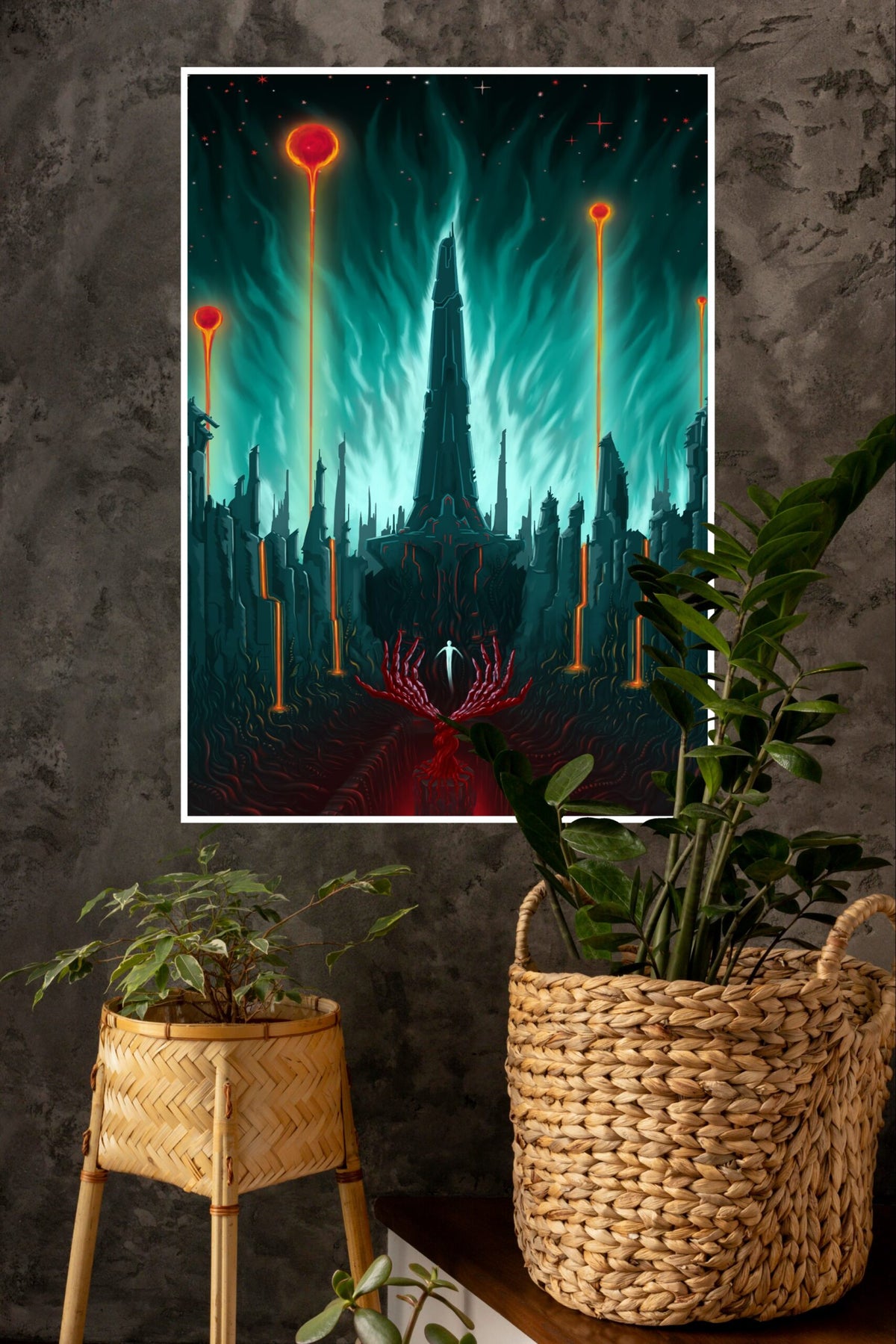 Ominous Mystic Tower Poster | Darkness Posters