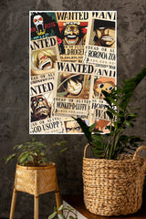 One Piece Anime Wanted Poster | Anime Posters