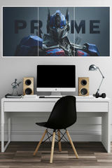 Optimus Prime Transformers Poster  3 Split Poster