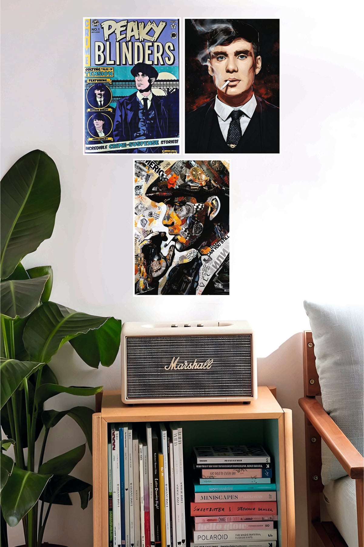 Peaky Blinders Hollywood Movie Poster | Combo Wall Poster Set | Pack of 3 Posters