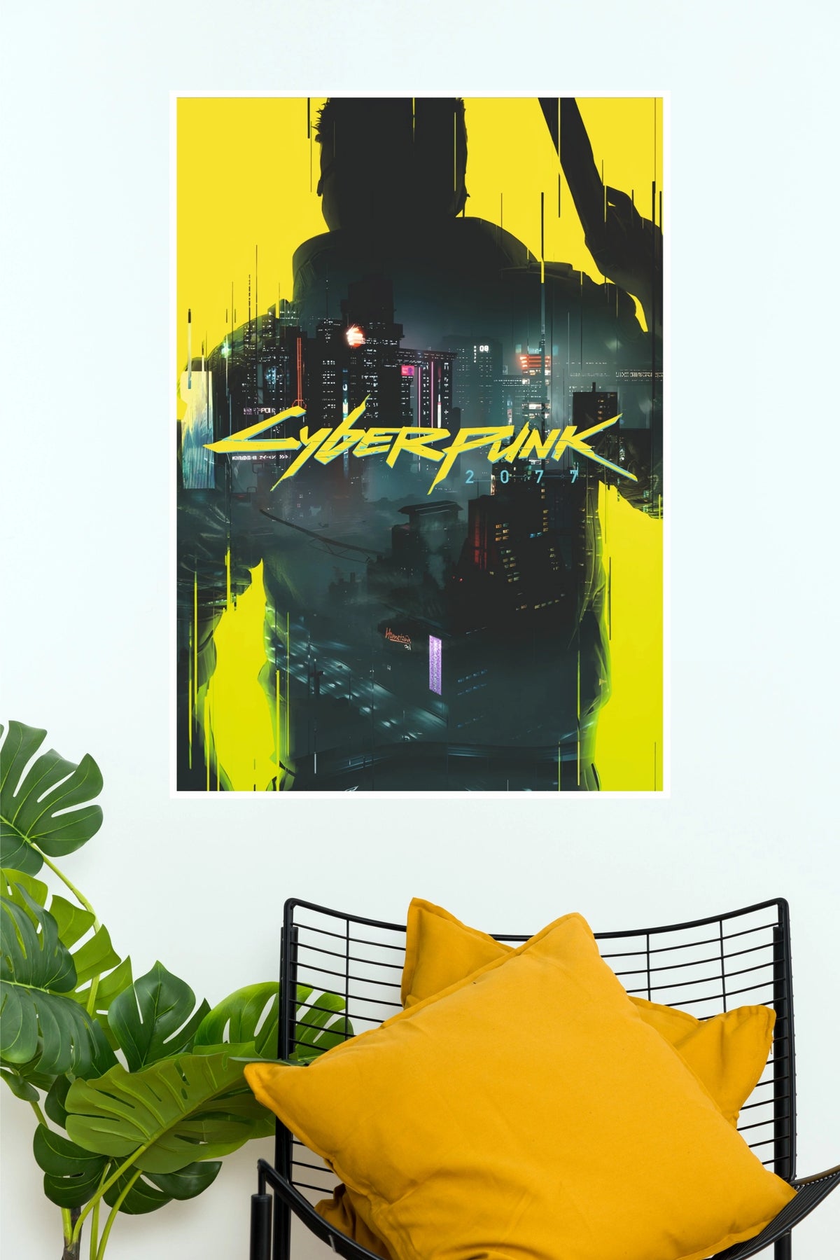 Cyberpunk 2077 Night City Poster | Futuristic Gaming Wall Art (Game Poster)