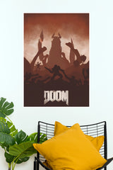 DOOM Eternal Poster | Dark Fantasy Demon Slayer Gaming Wall Art (Game Poster)