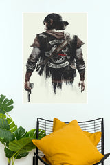 Days Gone Deacon St. John Poster | Biker Gaming Wall Art (Game Poster)